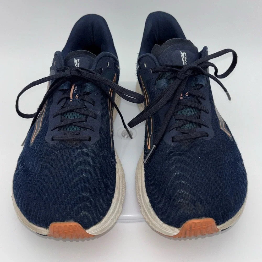 ALTRA Running Sneaker Shoe Women's Torin 6‎ Navy Orange Athletic Toe Box 9
